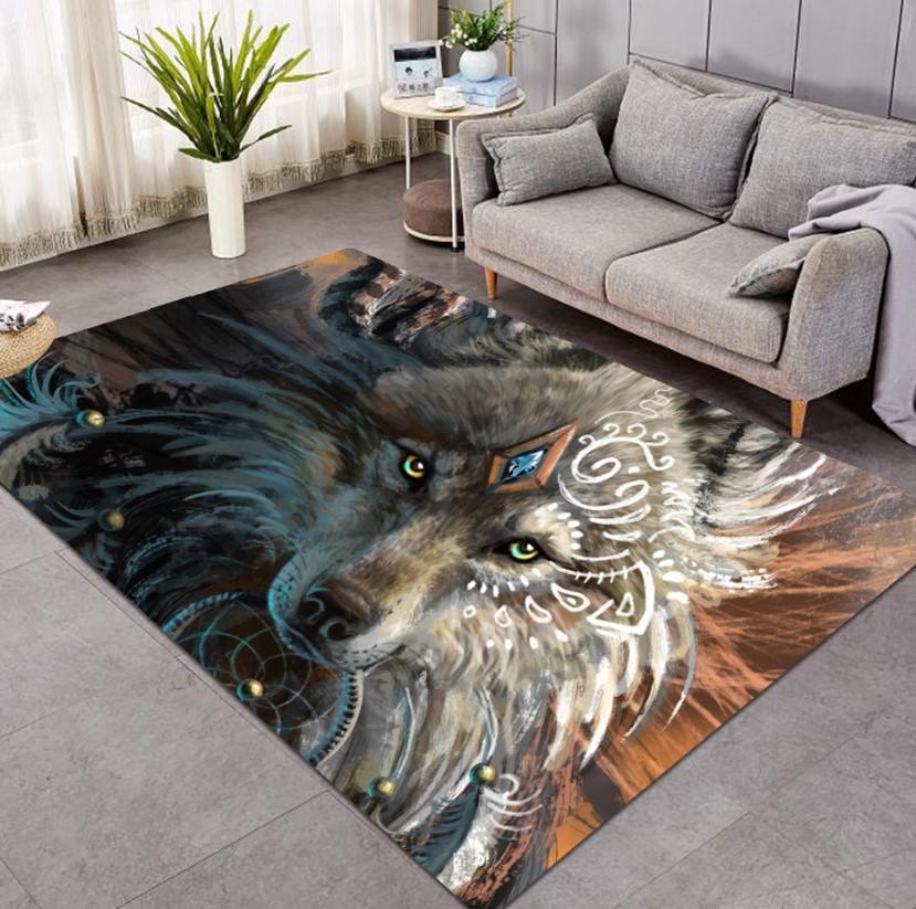 Wolf Warrior Living Room Rug RCDD81F …