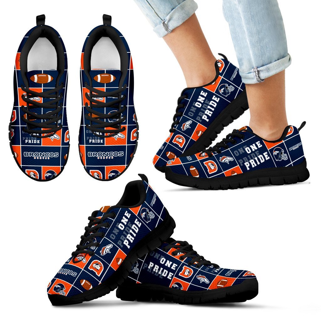 Awesome Pride Flag Denver Broncos Sneakers