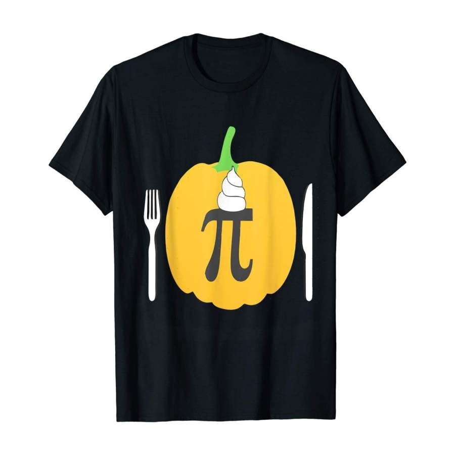 Pumpkin Pi Funny Halloween And Thanksgiving Math Lover Gift T-Shirt Mens T Shirt