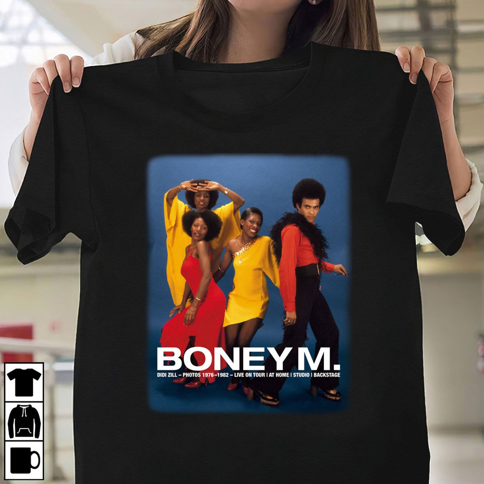 Boney M Live On Tour T-shirt Boney M Shirt Gift For Disco Fan Shirt Album Shirt Music Shirt Vintage Shirt Gift For Her Gift For Him