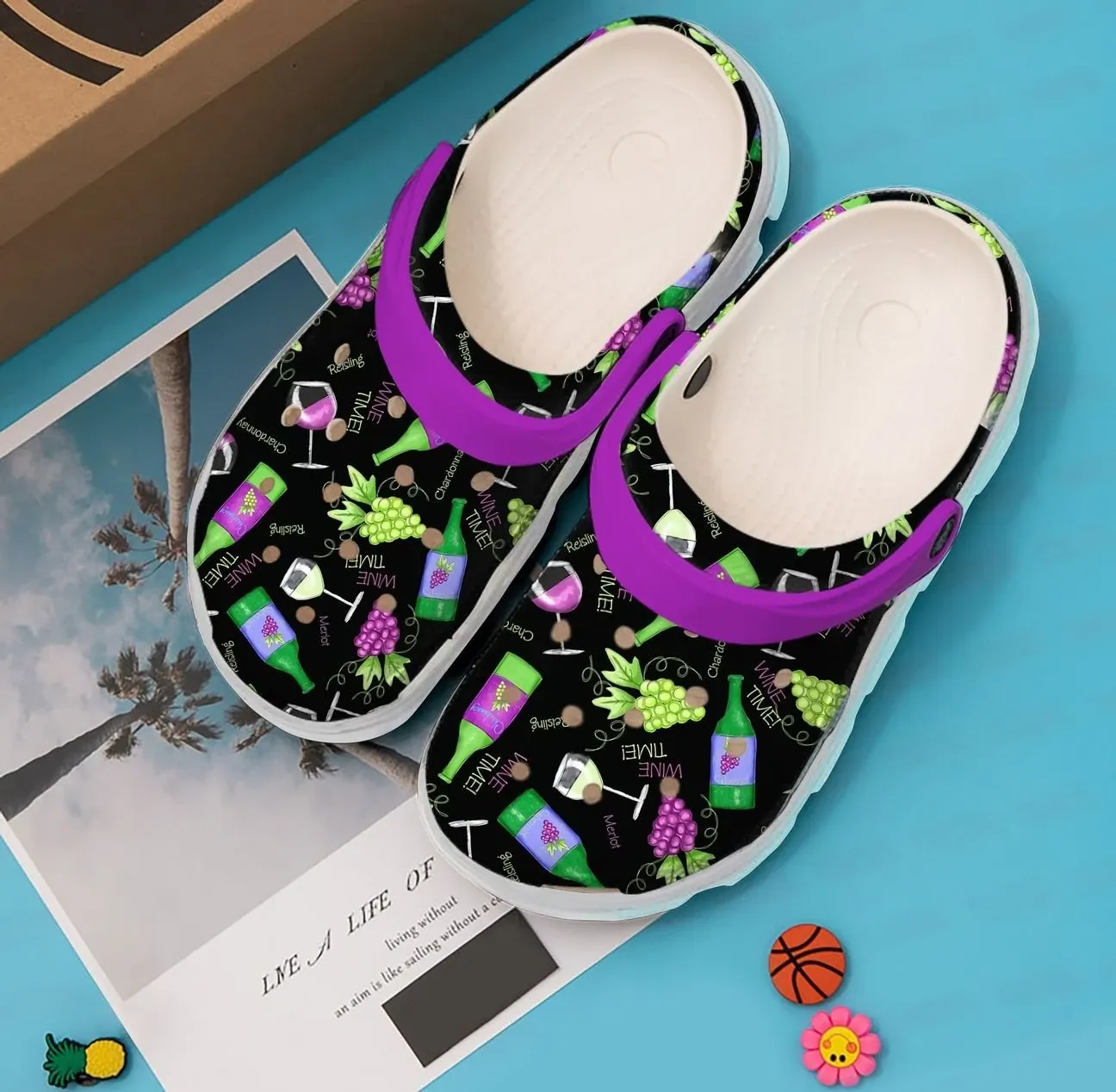 Wine Personalized Clog Custom Crocs …