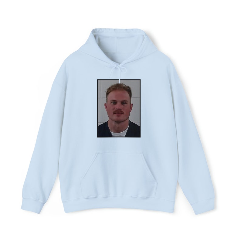 Zach Bryan Mugshot Hoodie, Zach Bryan Mugshot