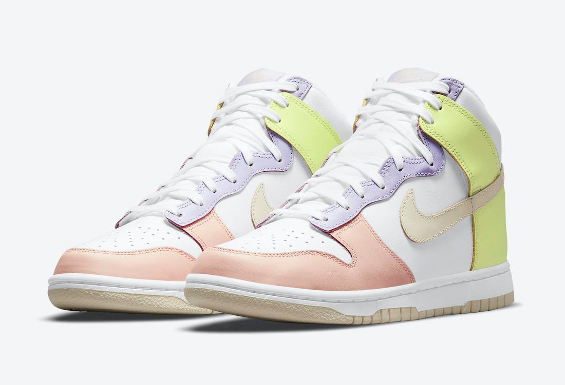 Nike Dunk High ‘Lemon Twist’ Shoes Sneakers SNK527392165