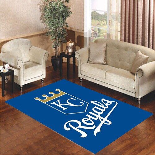 Kansas City Royals Logo Living Room Carpet Rugs