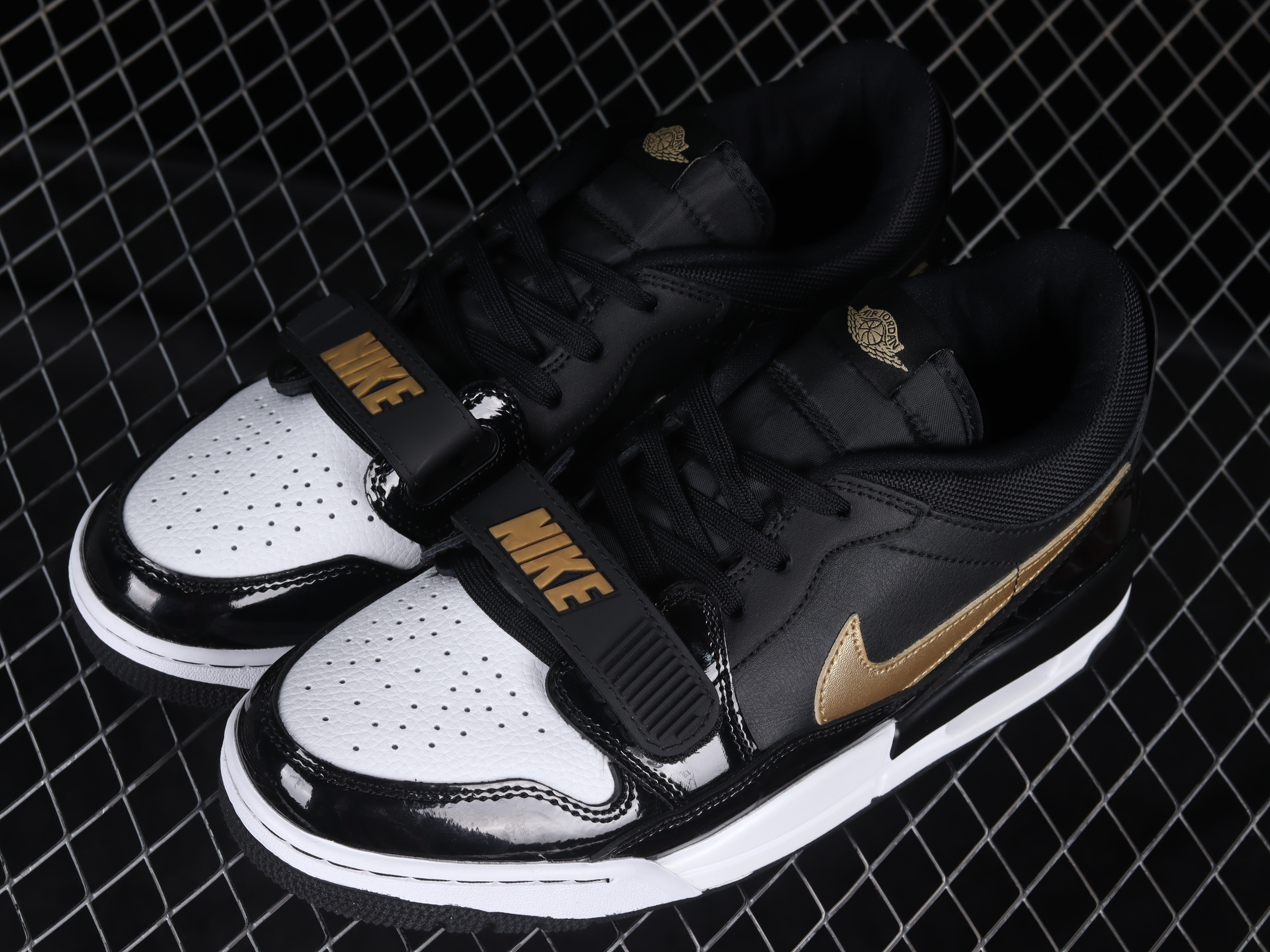 Nike JD Legacy 312 Low Black Gold Shoes Sneakers SNK562717615