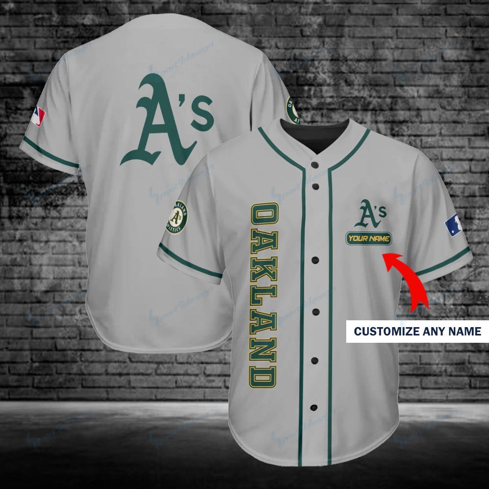 Oakland Athletics Personalized Baseball Jersey Shirt 206