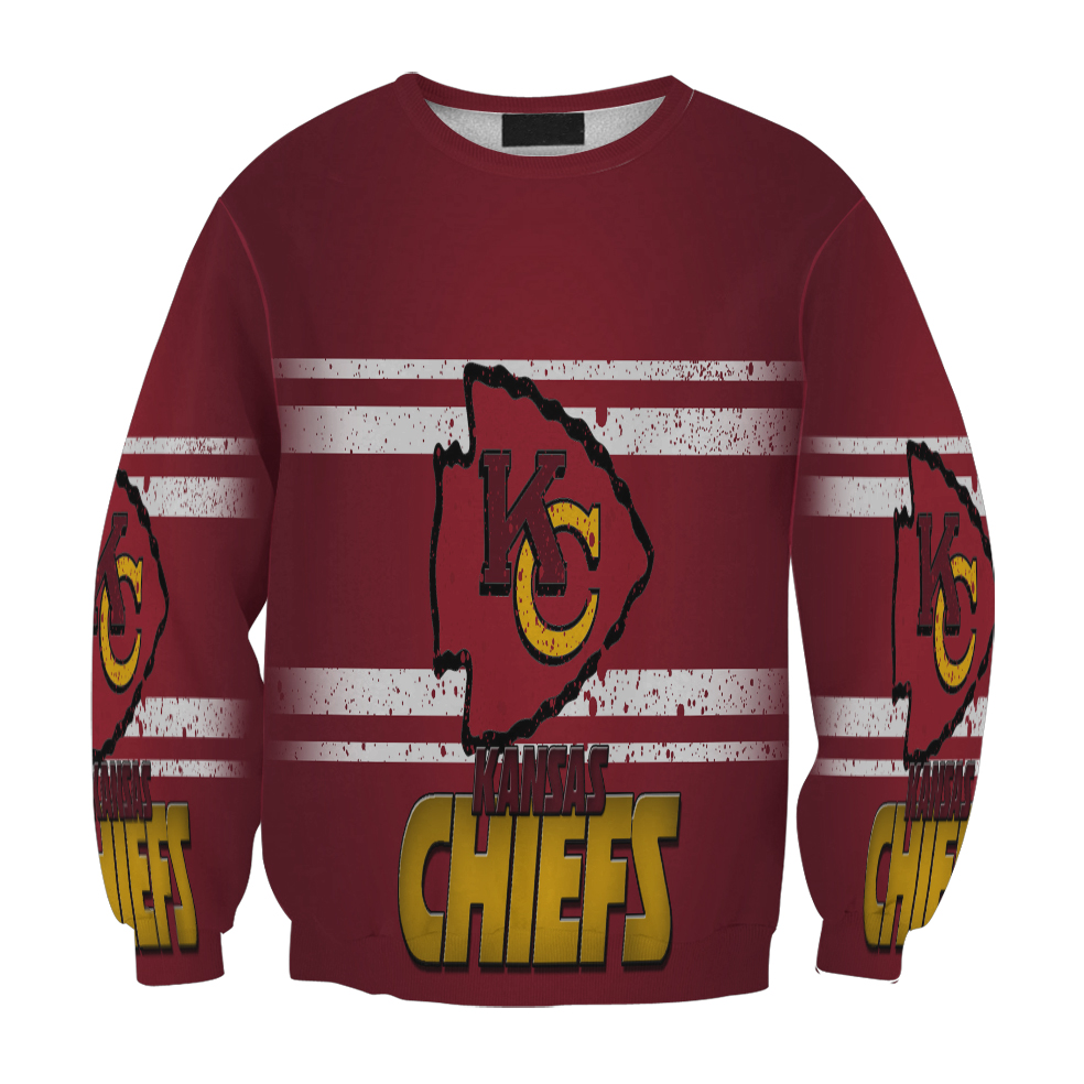 Kansas City Chiefs Emblem V1 Gift For Fan 3D Full Printing Sweatshirt