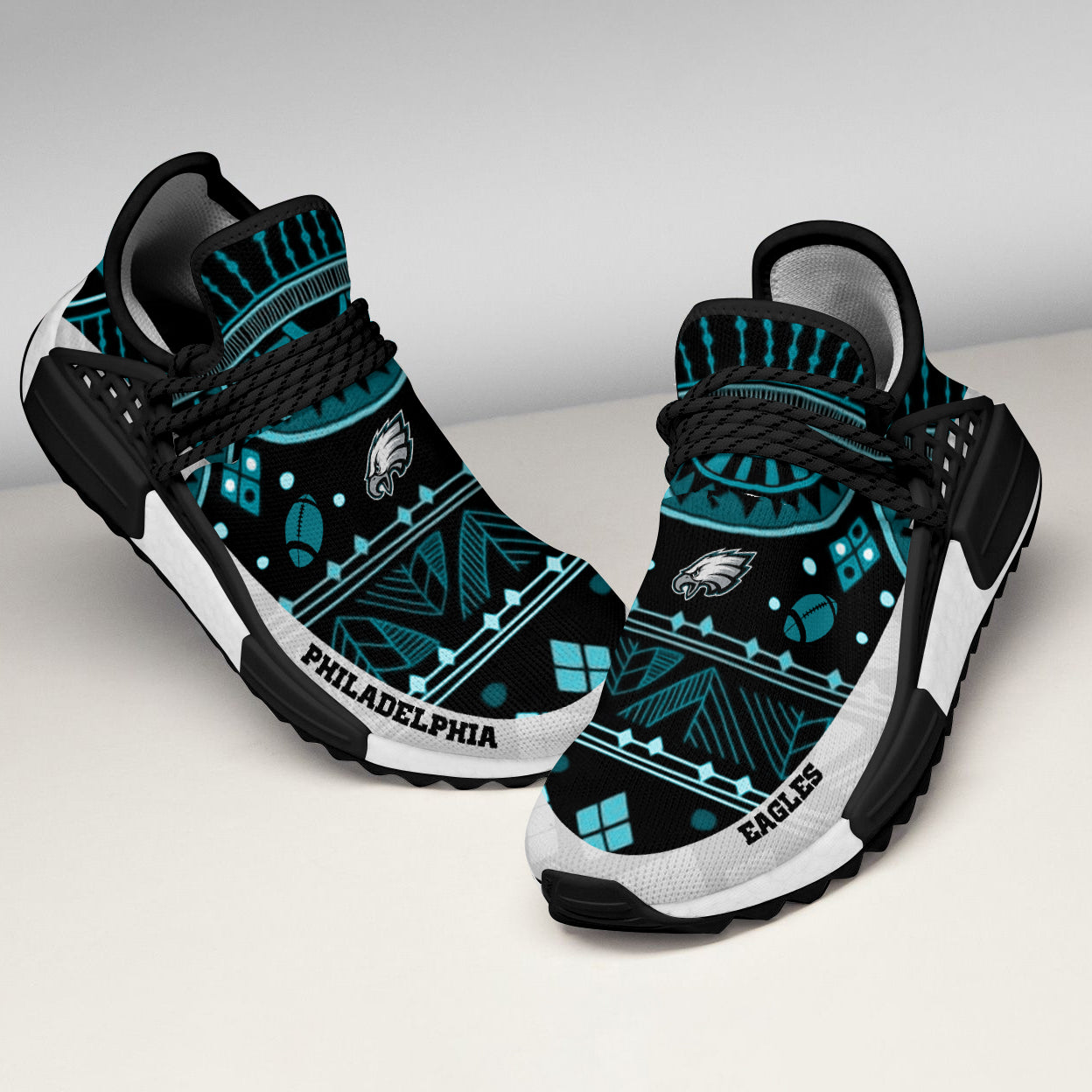 Amazing Pattern Human Race Philadelphia Eagles Shoes For Fans