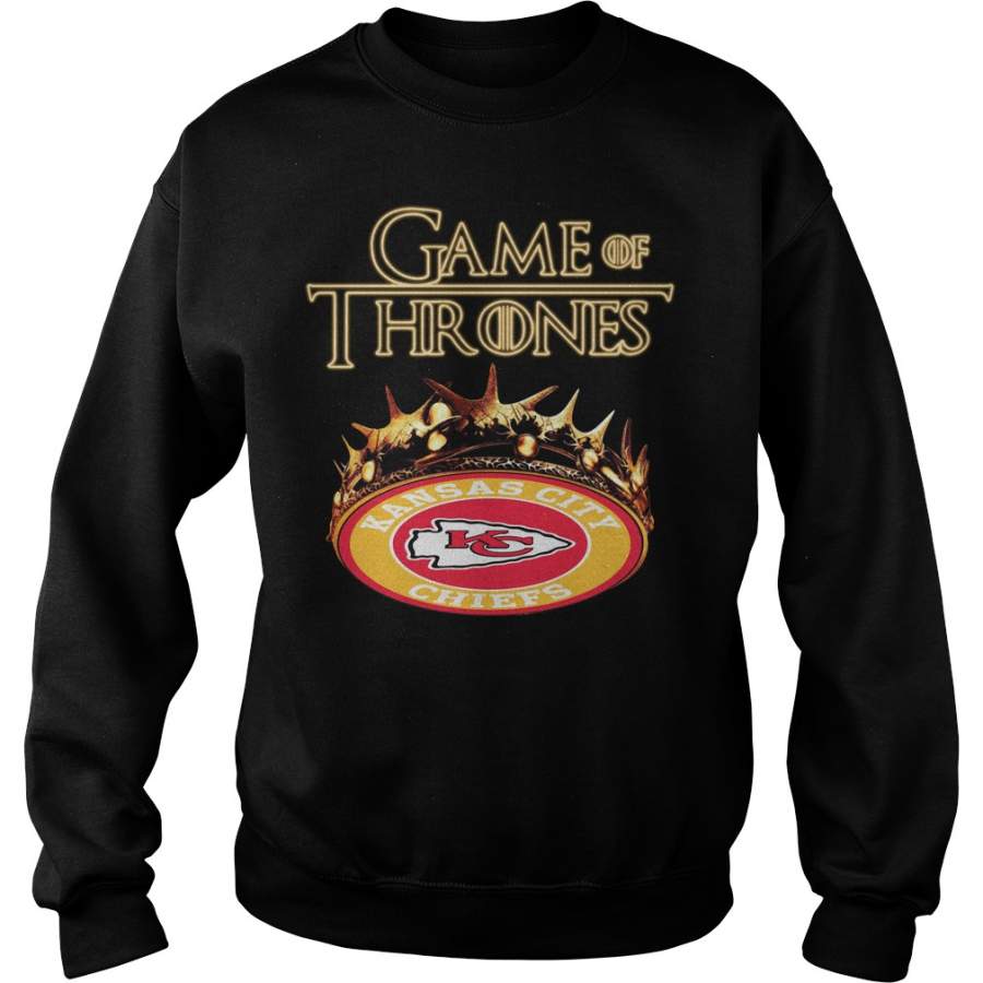 Game of Thrones Kansas City Chiefs mashup Sweatshirt