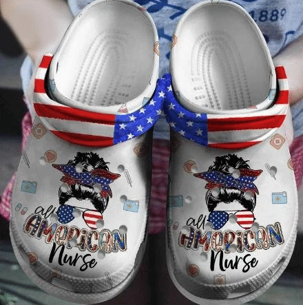 Cool Girl Glasses American Nurse Cro …