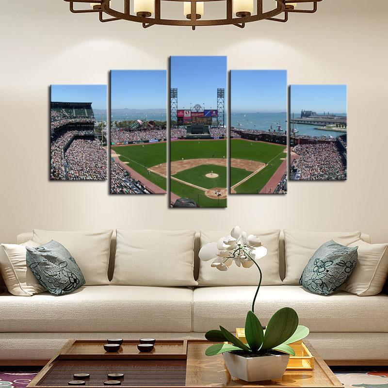 San Francisco Giants Stadium Canvas 5 – Donelanetop Store