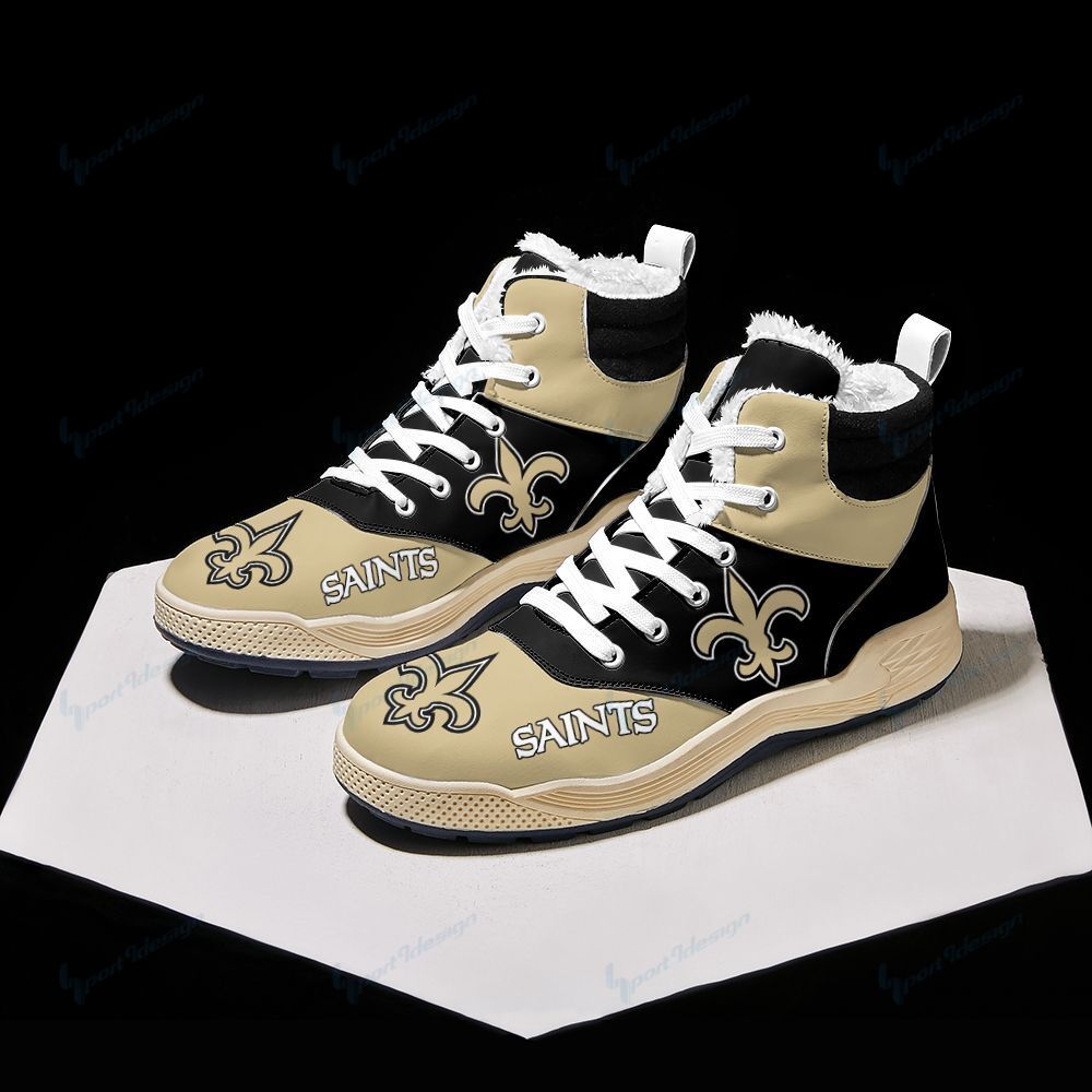 New Orleans Saints Winter High Top Fashion Sneaker 48