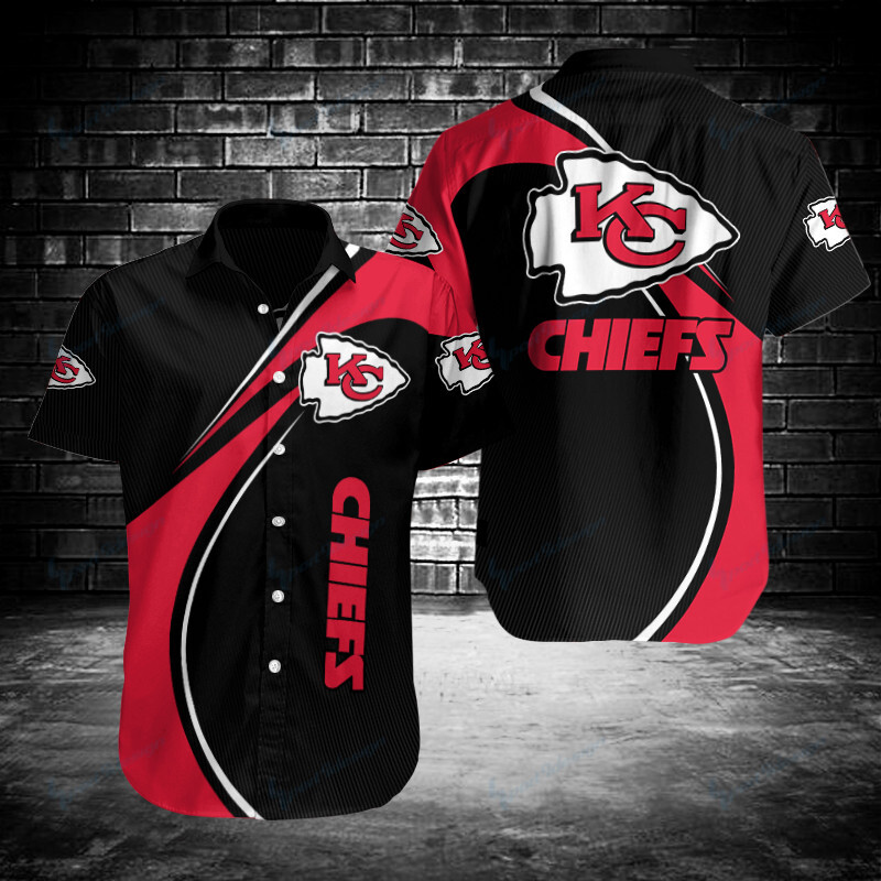 Kansas City Chiefs Button Shirt Bg901