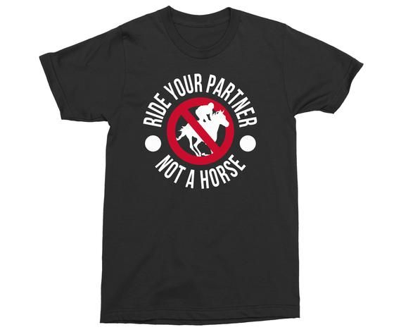 Ride Your Partner Not A Horse Vegan T Shirt Horse Shirt Vegan Apparel Plant Based Shirt Horse Animal Rights Animal Liberation