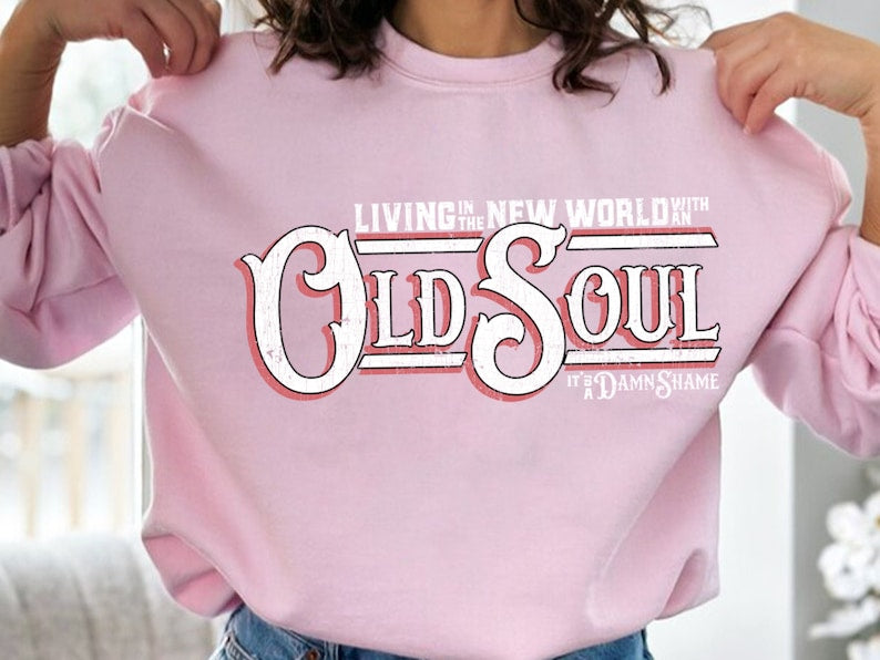 Living In A New World With An Old Soul T-Shirt, Rich Men North Of Richmond Shirt Country Music Shirt