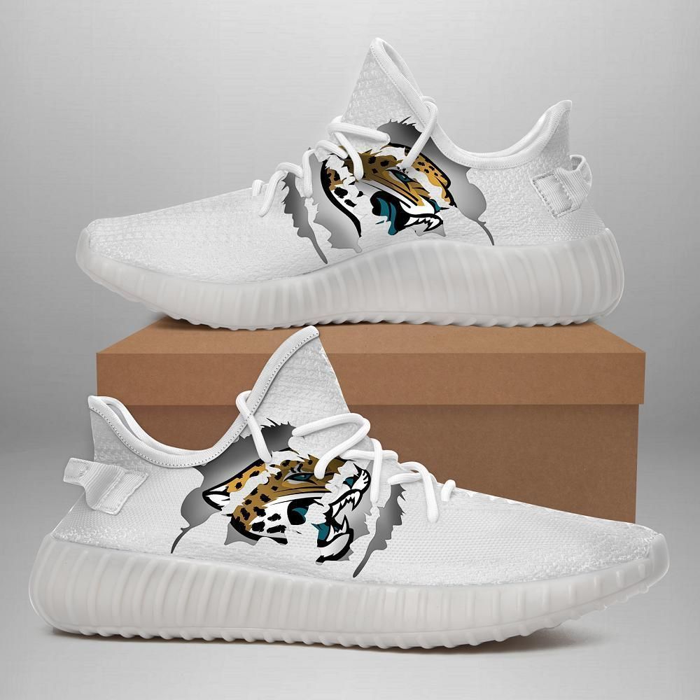 Jacksonville Jaguars Yeezy Shoes Sneakers, Custom Yeezy Boost, Hypebeast Shoes, Custom Shoes, Custom Sneaker