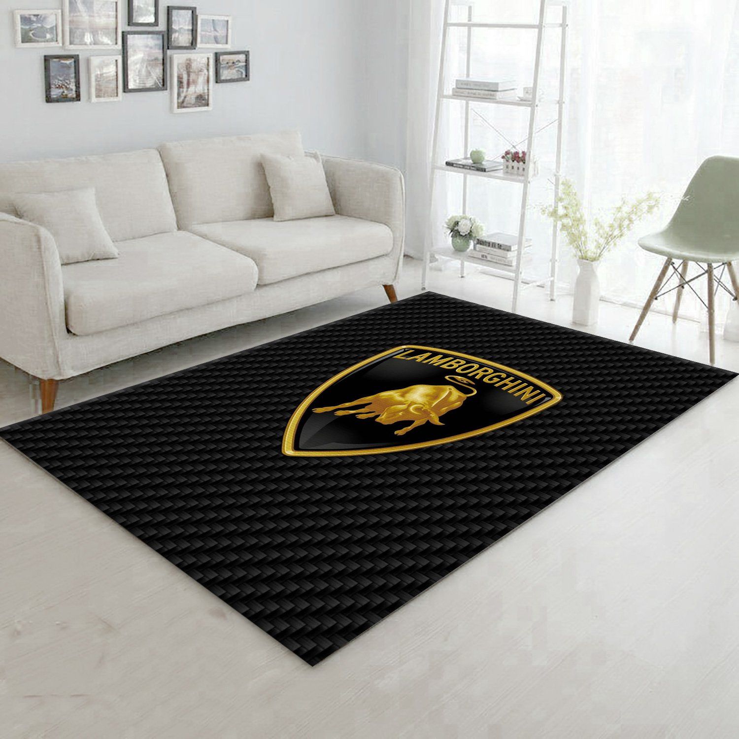 Lamborghini Area Rug Bedroom Rug Christmas Gift US Decor