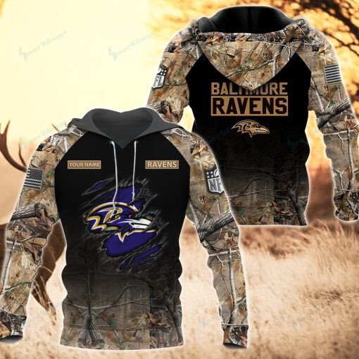 Baltimore Ravens Personalized All Over Printed 414