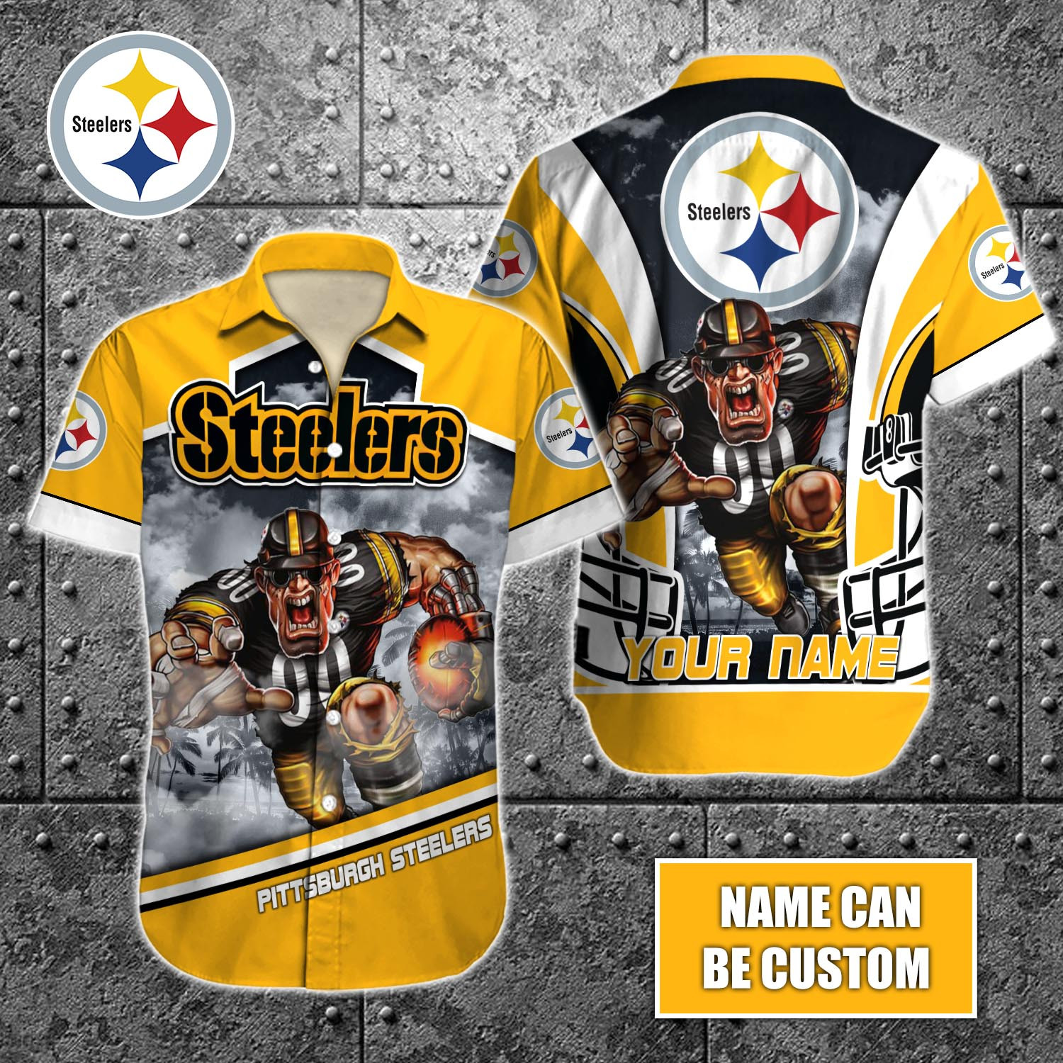 Pittsburgh Steelers Nfl-Hawaiian Shirt Custom T-41047