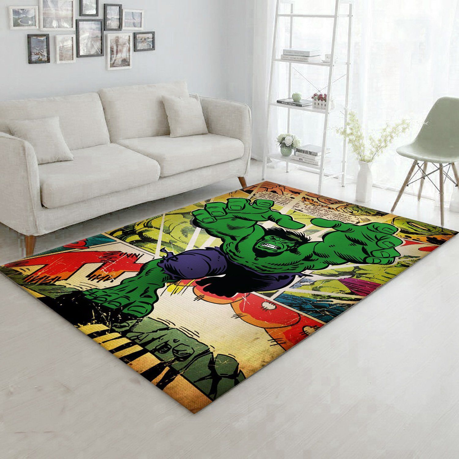 The Hulk Hero Movie Area Rug Bedroom Floor Decor Home Decor Area Rug For Living Room Bedroom Rug Home Decor