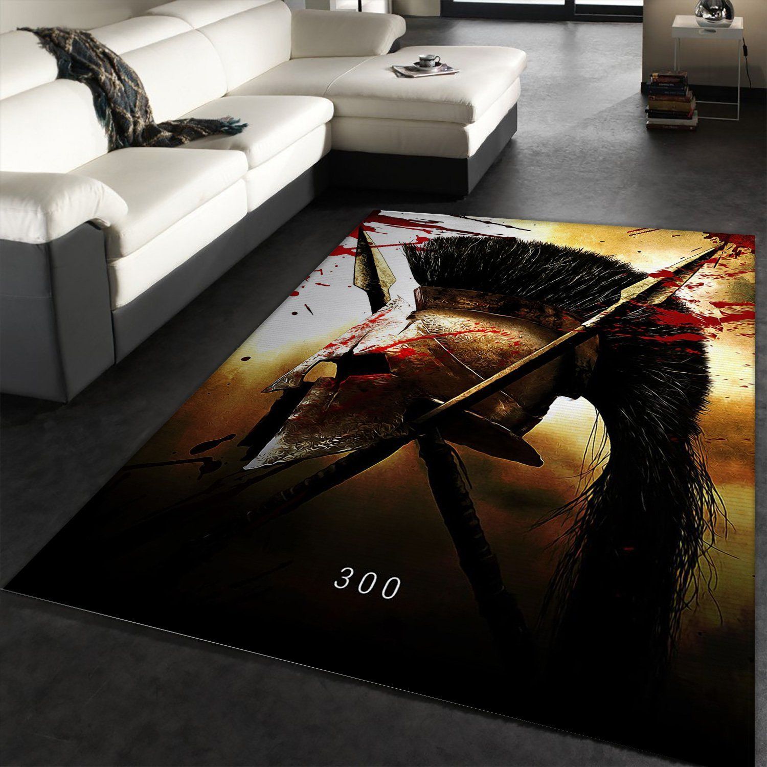 300 Rug Movie Rug Christmas Gift Decor Area Rug For Living Room Bedroom Rug Home Decor