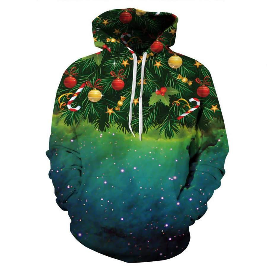 The Christmas tree 3D Hoodies