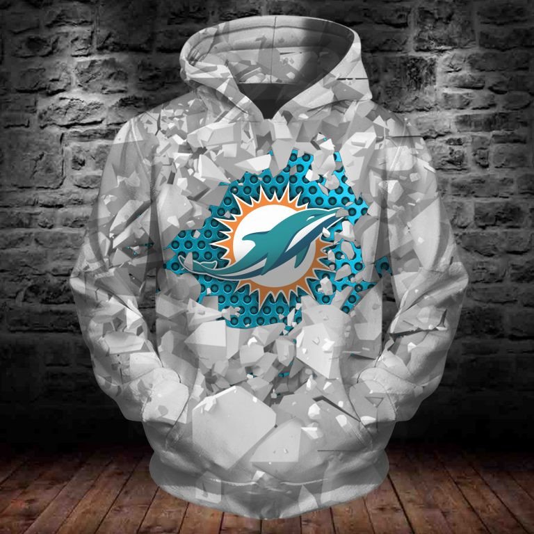 Miami Dolphins 08 19 Unisex 3D Hoodie Gift For Fans