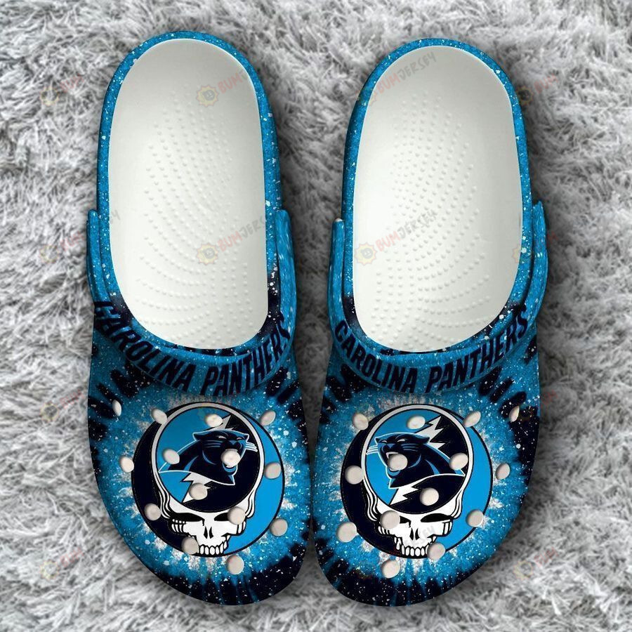 Carolina Panthers Grateful Dead Classic Team Crocs Crocband Clog Comfortable Water Shoes – Aop Clog