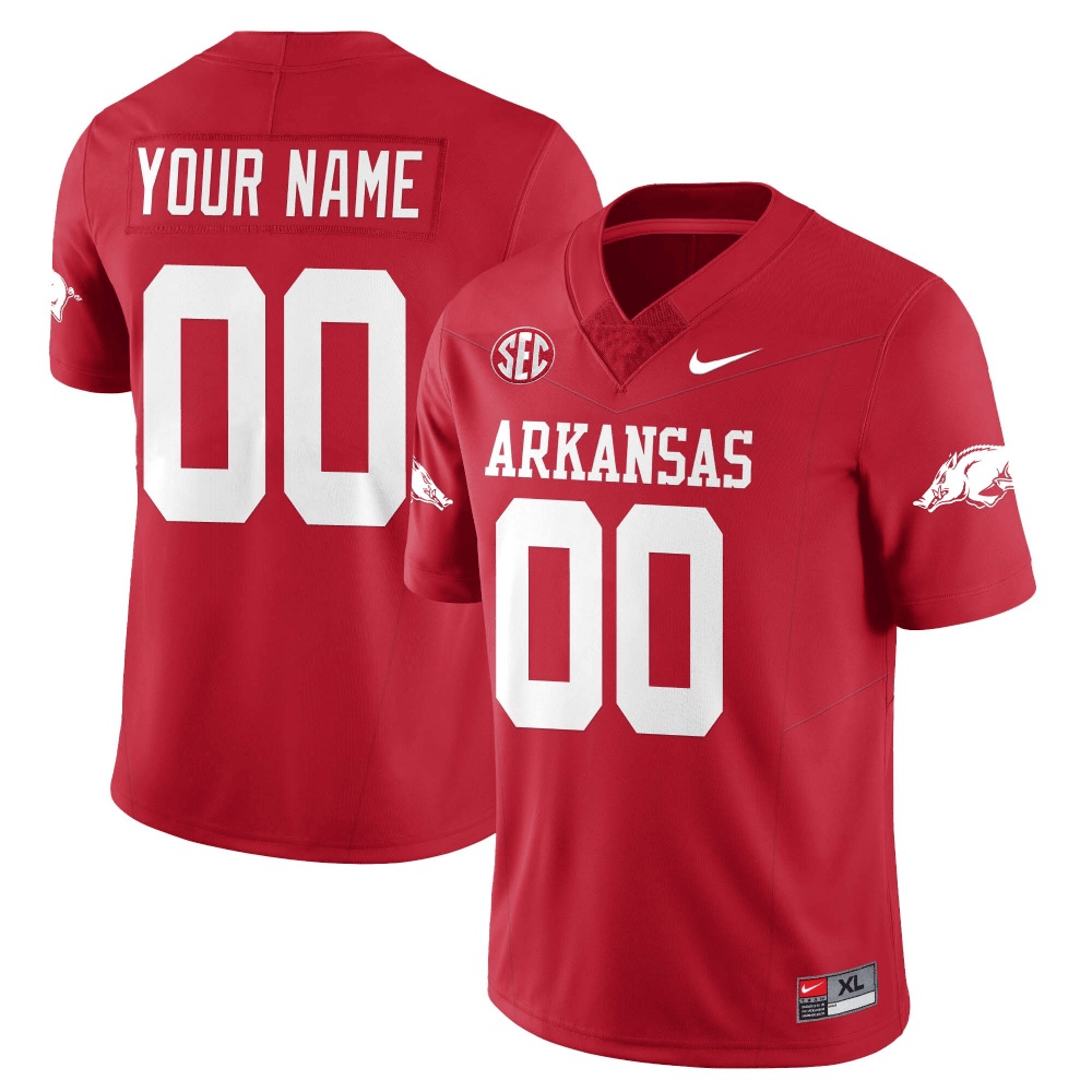 Arkansas Razorback Football 2023 Custom Jersey – All Stitched