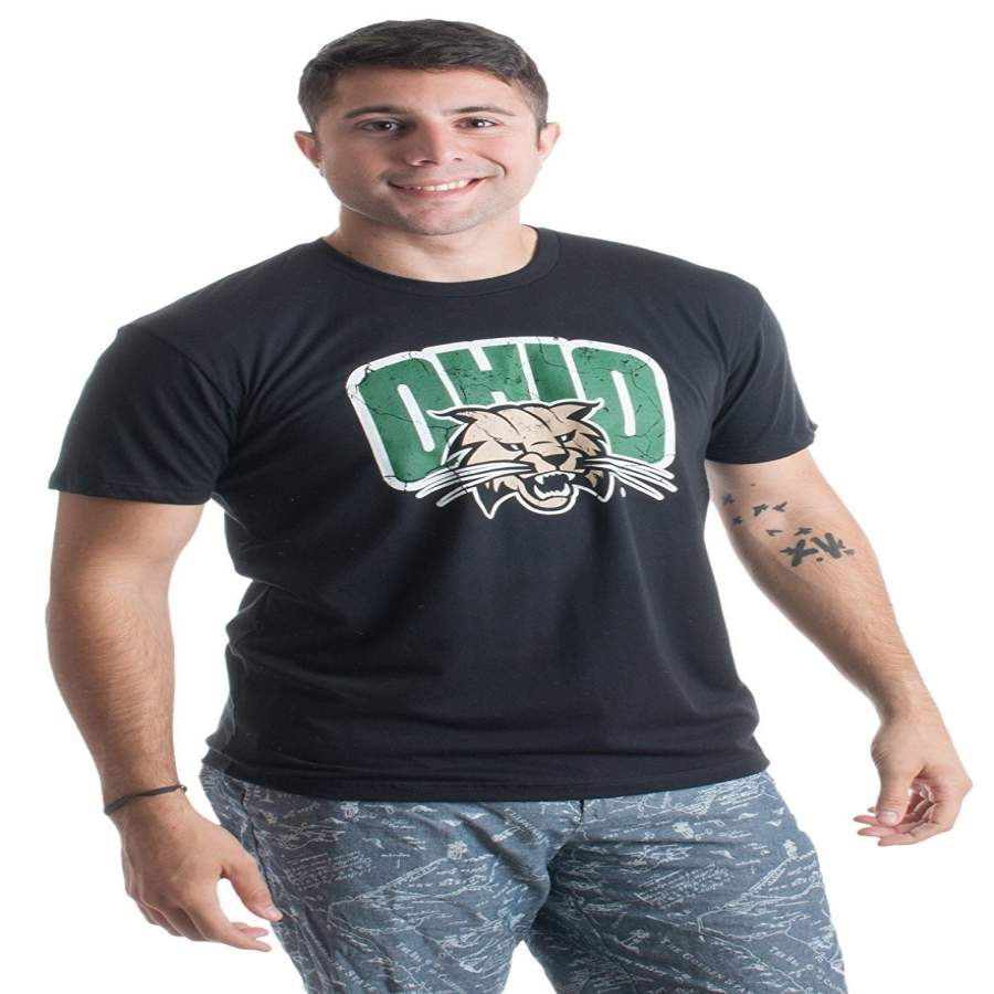 Ohio University | Ohio Bobcats Vintage Style Licensed Unisex Tshirt