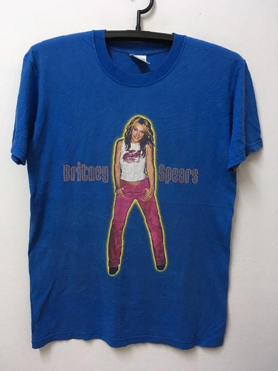 Vintage Britney Spears 200 Pop Dance Oops Tour Shirt S 19 5 Shirt