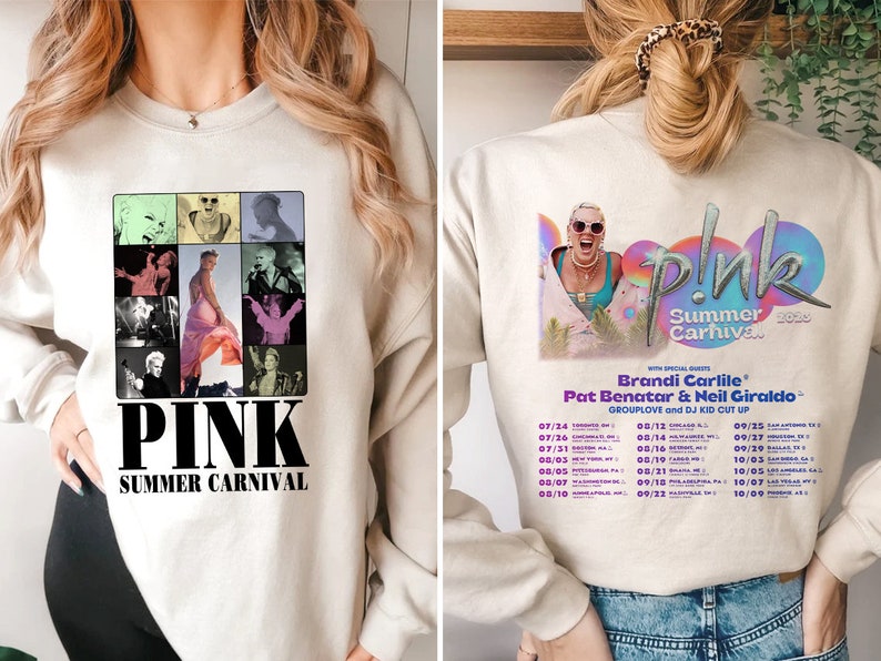 In The Eras P!Nk Summer Carnival 2023, The Comfort Colors Shirt, Trustfall Album , Pink Singer , Music Festival