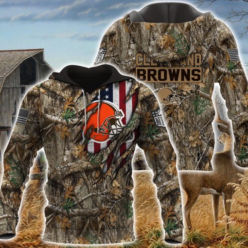 14-Cleveland Browns– TShirt, Hoodie, Sweatshirt… Realtree Camo