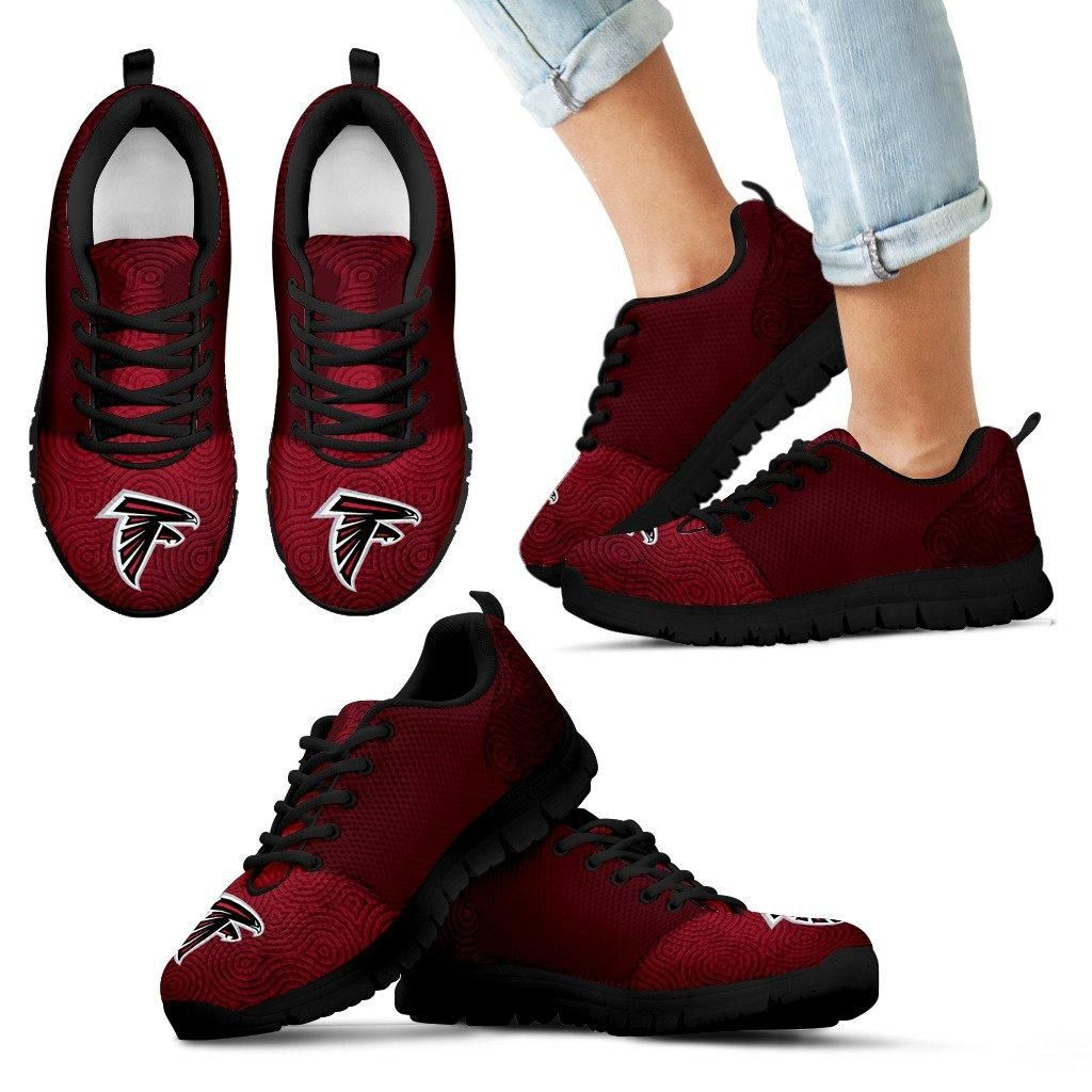 Atlanta Falcons Sneakers Seamless Line Magical Wave Beautiful Running Shoes For Men Women