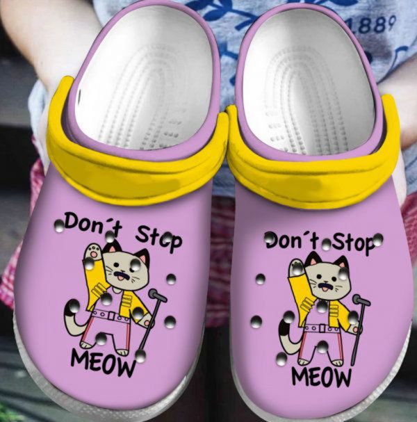 Freddie Mercury Cat Meow Adults Kids Crocs Shoes Crocband Clog For Men Women Ht