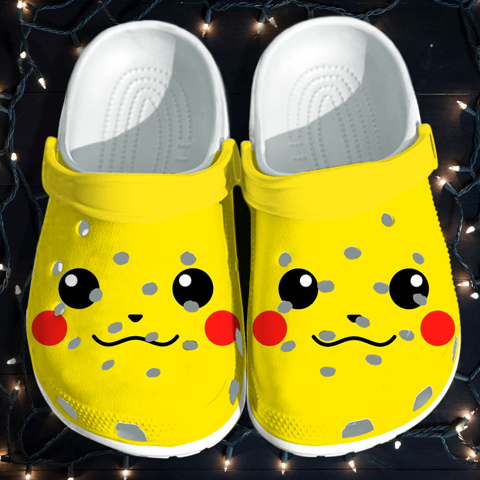 Pikachu For Men And Women Rubber 3D Crocband Clog