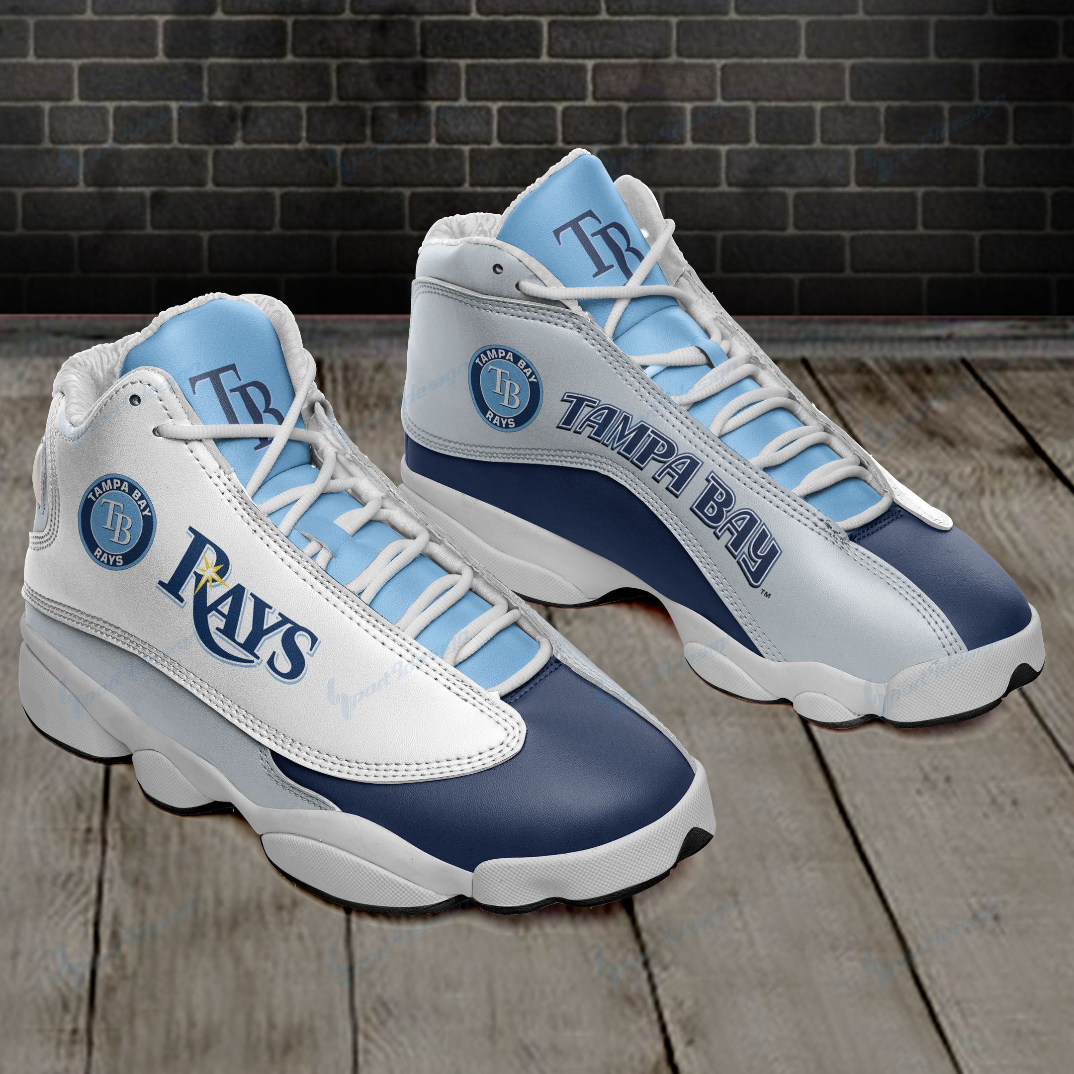 Tampa Bay Rays Air JD13 Sneakers 053