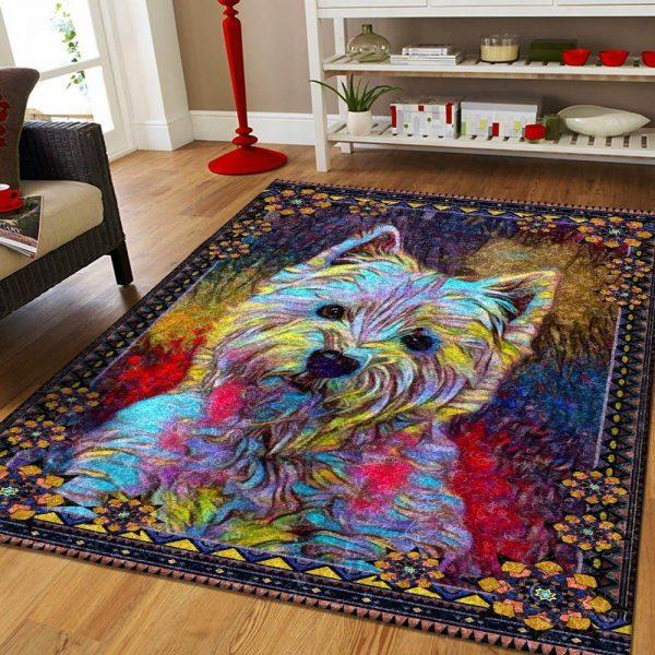 Yorkshire Terrier Home Decor Rectangle Area Rug 1