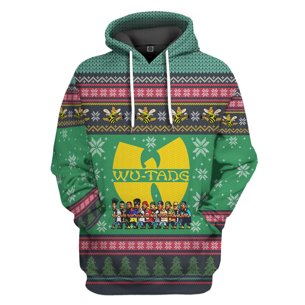 Gearhumans 3D Wutang Clan Ugly Custom Tshirt Hoodie Apparel