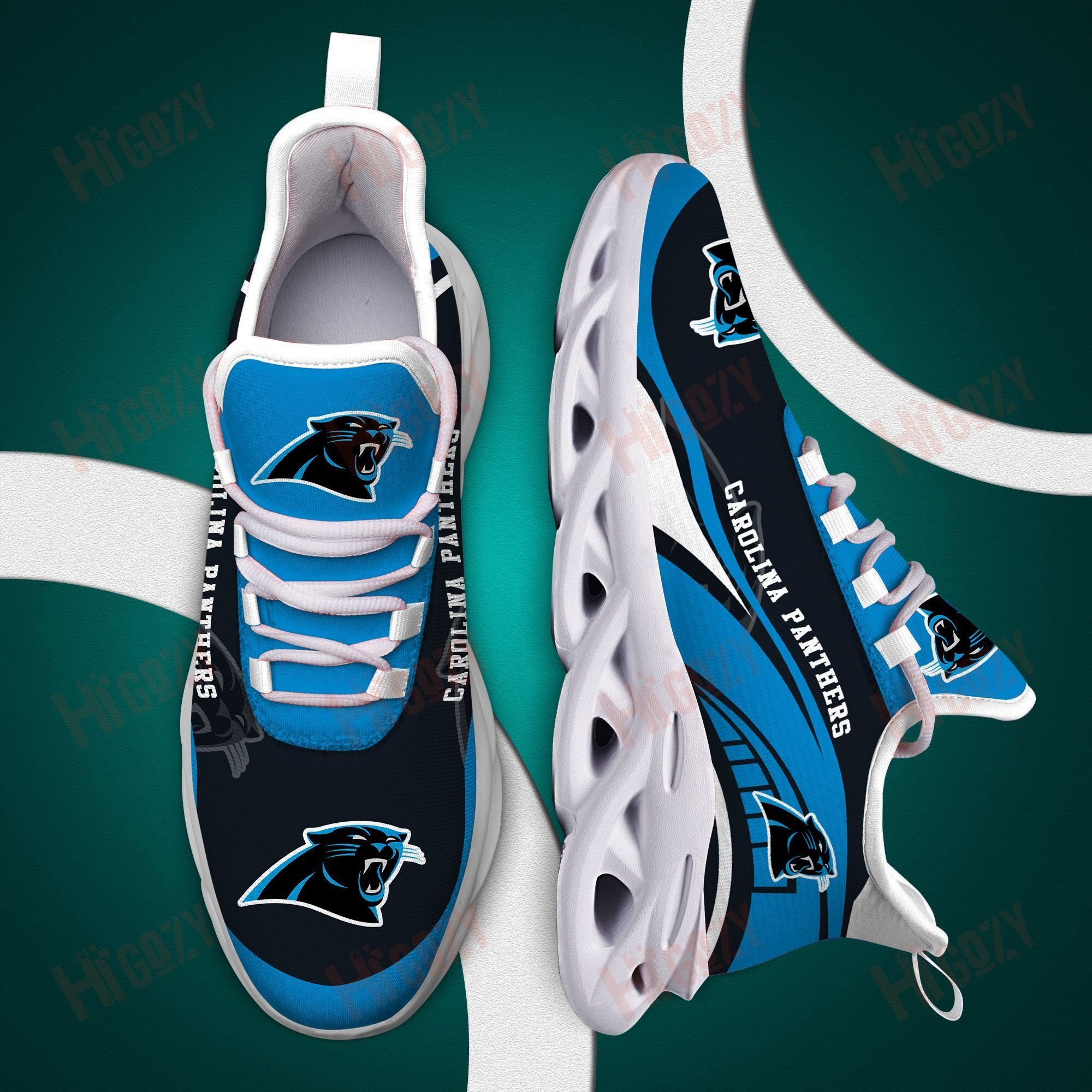 Carolina Panthers 3D Clunky Sneaker New Trending 2021 Summer N1642