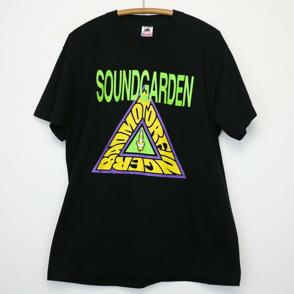 Vintage Soundgarden Badmotorfinger Fingaz Chris Cornell 1992 T-Shirt S-4XL