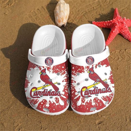 St Louis Cardinals Crocs Classic Clogs Shoes In Red White – Aop Clog