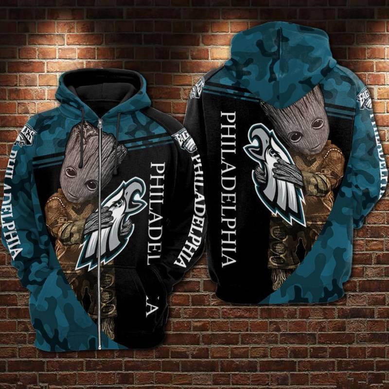 Philadelphia Eagles Groot Hoodie 1