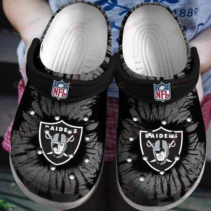 Las Vegas Raiders Crocs Crocband Clogs – Aop Clog