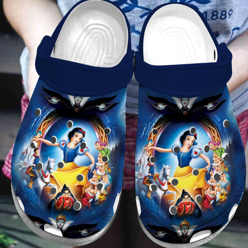 Snow Whites Kingdom 3D Crocband Clog