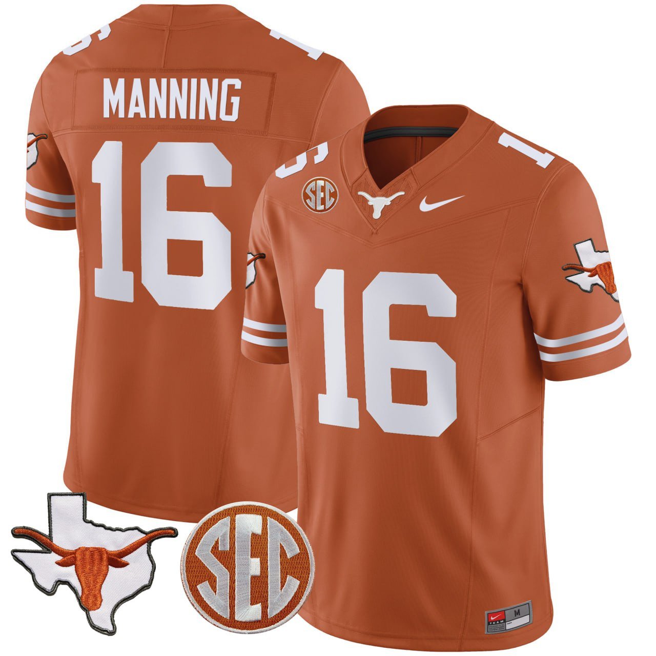 Men S Arch Manning Texas Longhorns Vapor Limited Sec Patch Jersey All   Fe484ada304d53b4aa46c8005705c60a 