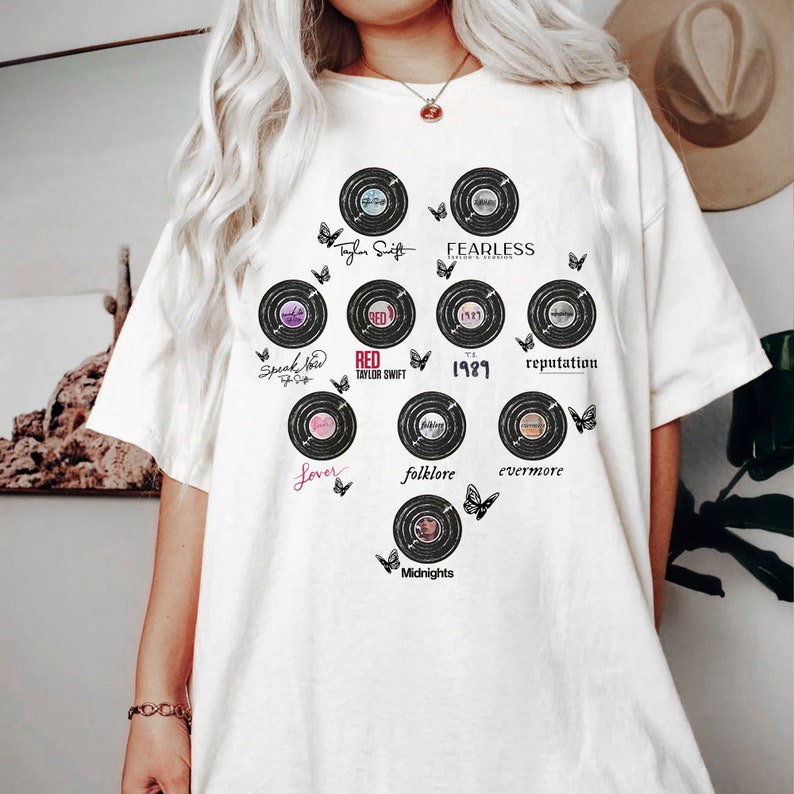 The Eras Tour Shirt, Taylor Swift Tour Shirt, Taylor Swift Album Shirt, Taylor Swift Eras Tour Shirt,