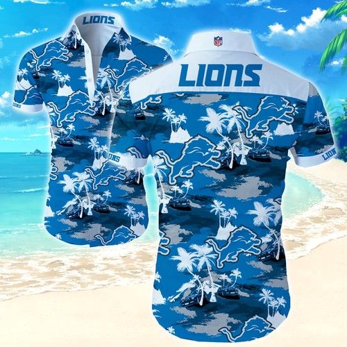 Detroit Lions Hawaiian Shirt Summer