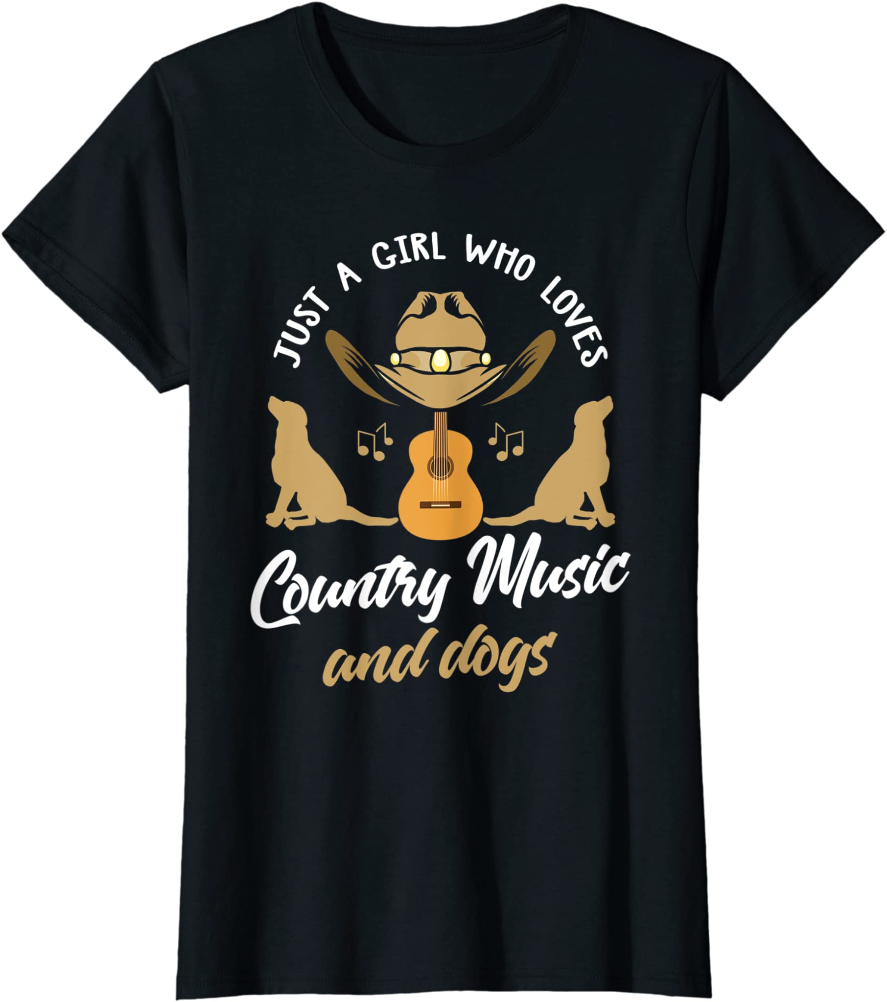 Country Music Shirt Funny Girl Dog Lover Country Lover