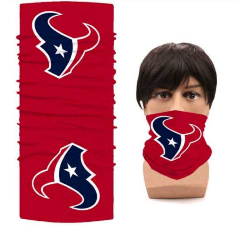 Houston Texans Neck Gaiter  Multifunctional Seamless Bandana Wear Tshirt